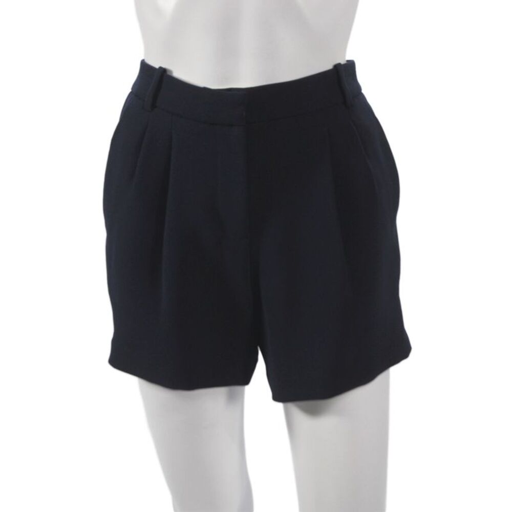 J Crew Womens Chino Shorts Blue Polyester Size 0